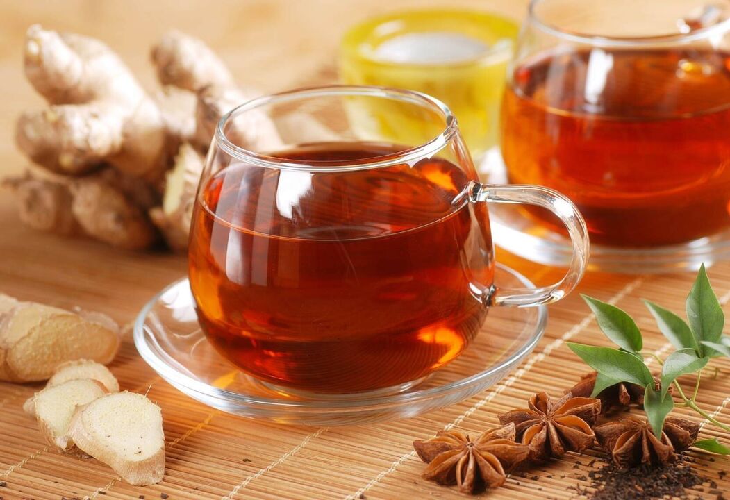 Herbal teas in the diet help to lose extra pounds